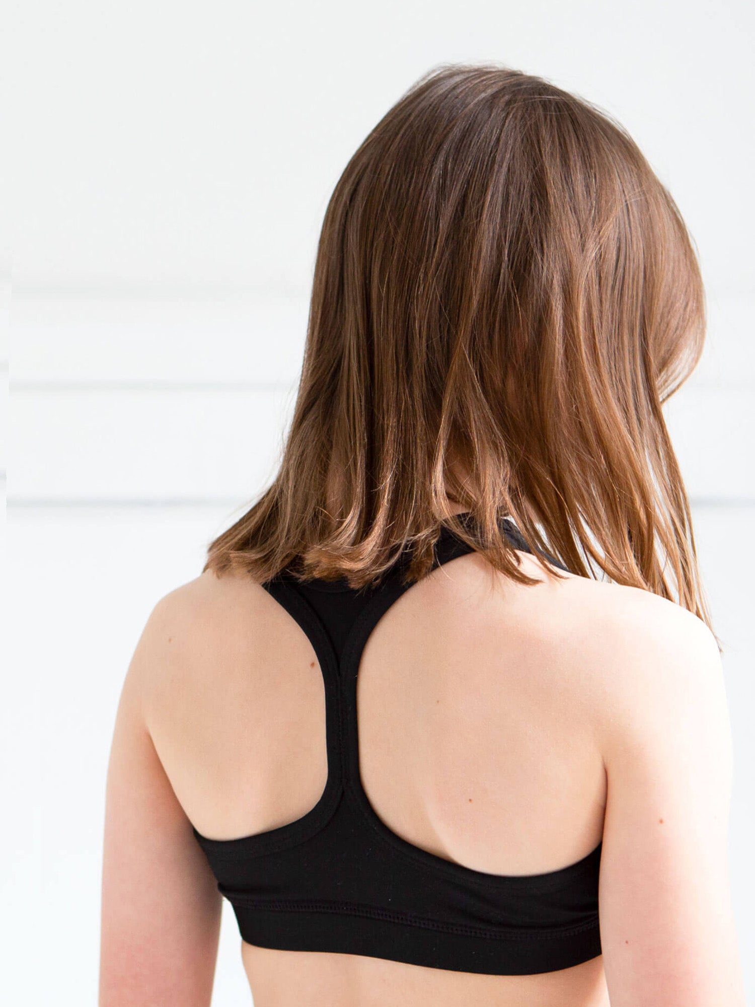 Cotton:On v-neck sports bra in black