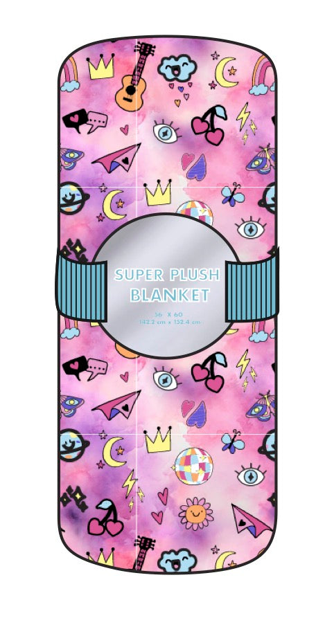 Doodle Plush Blanket