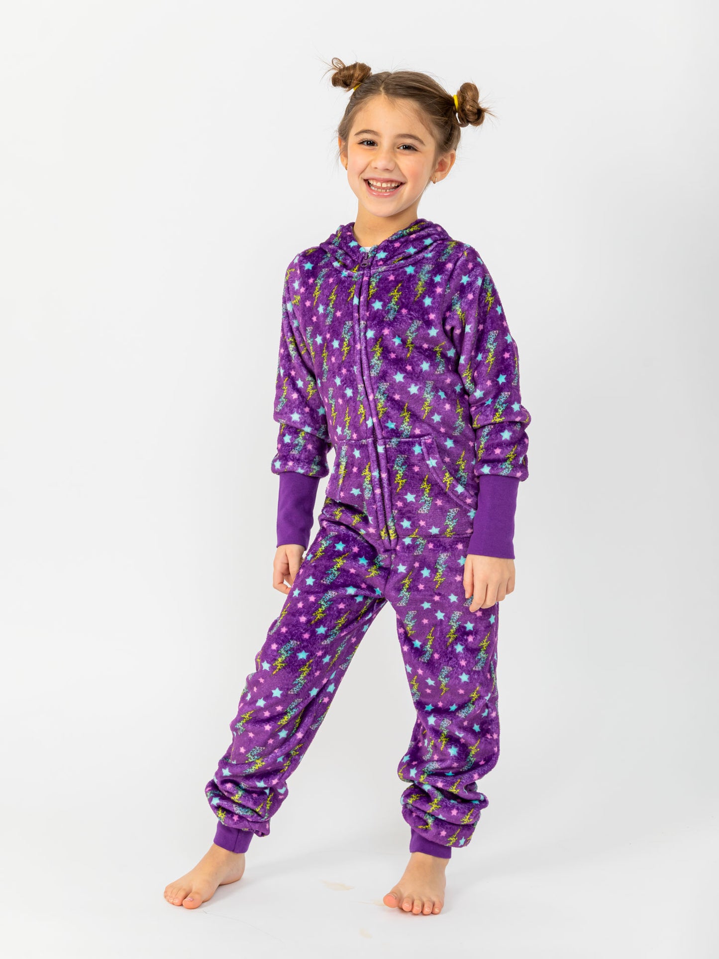 Purple Flash Plush Onesie