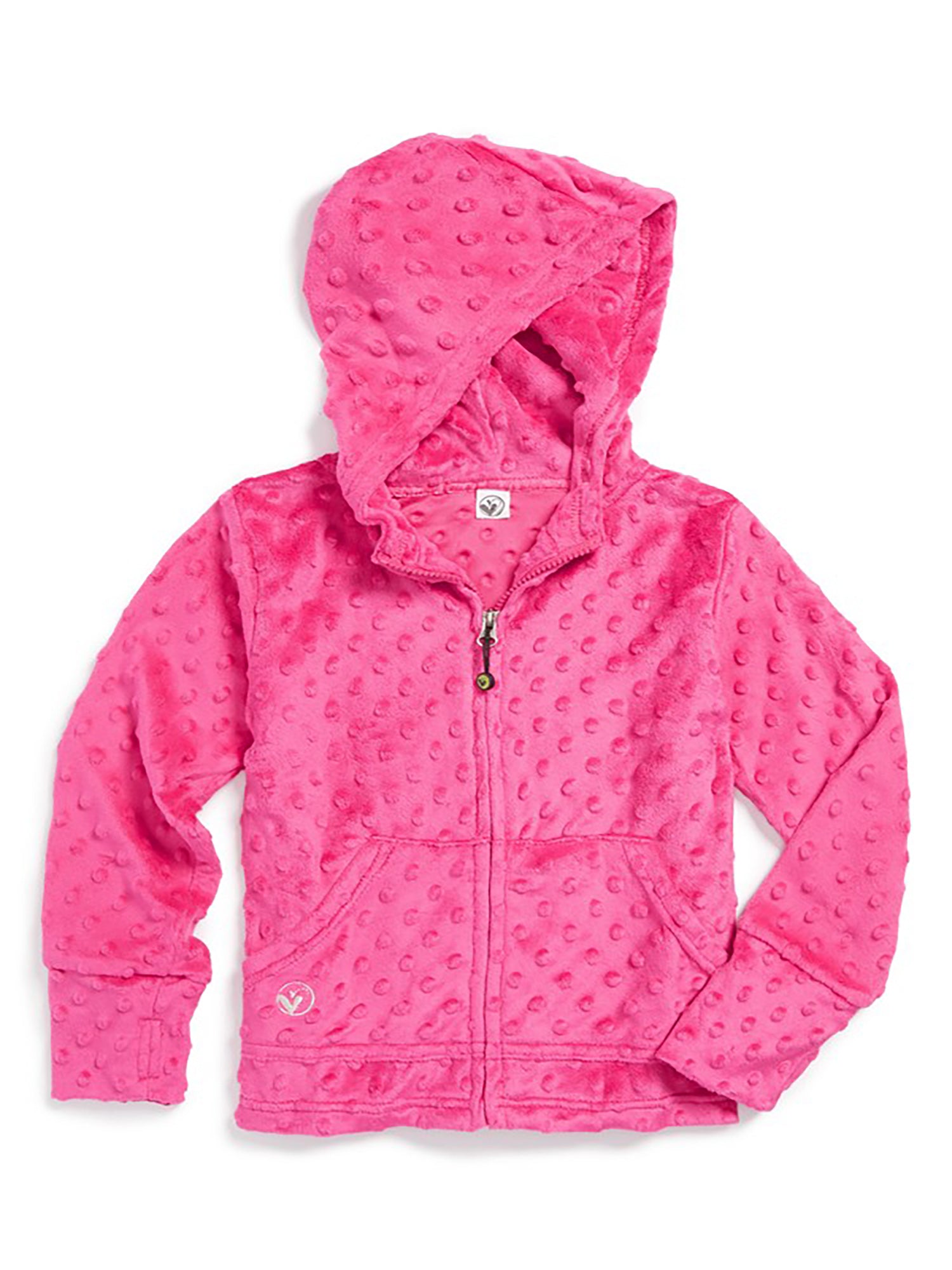 Minky Bubble Zip Hoodie