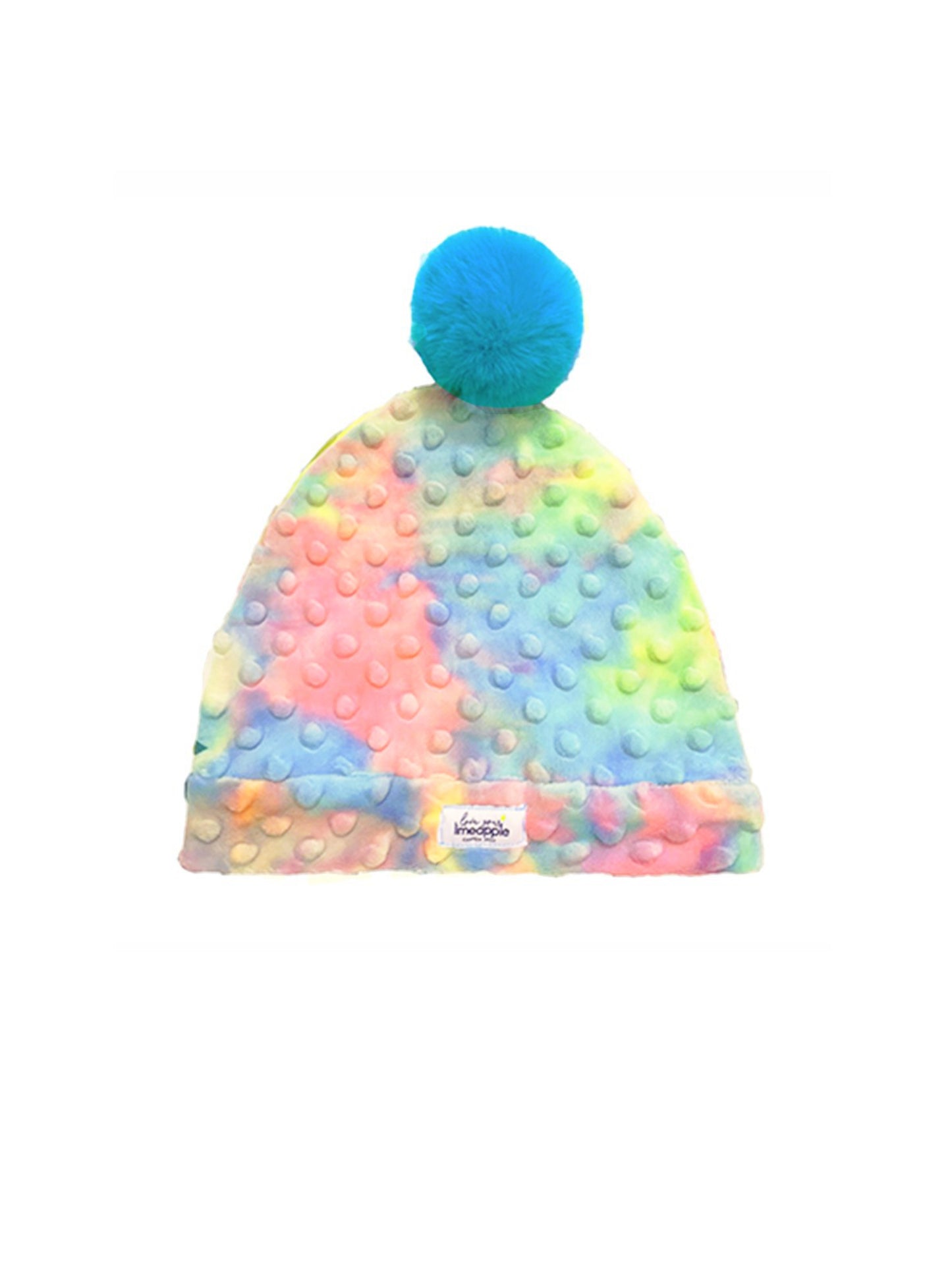 Minky Bubble Beanie with Puff