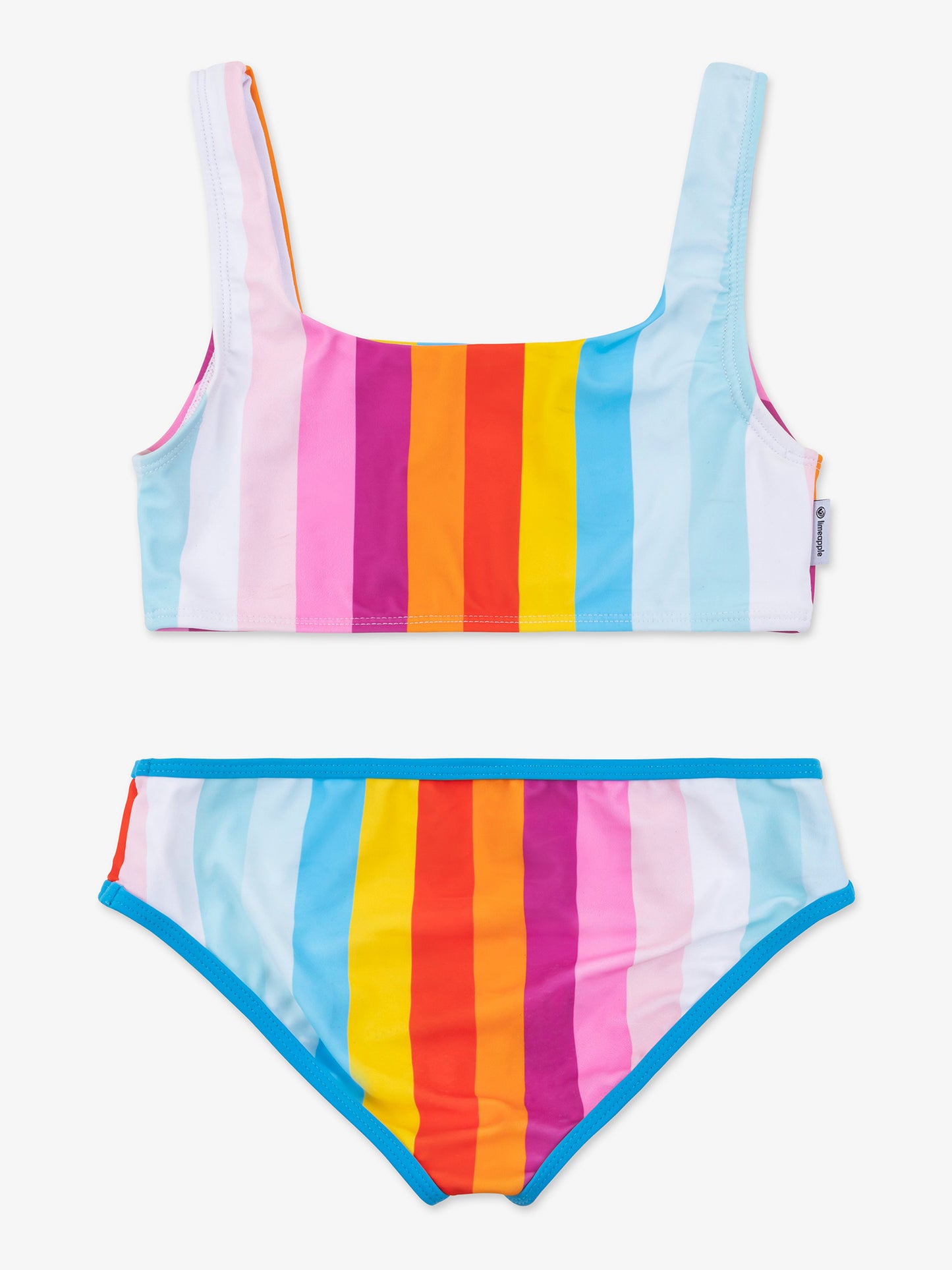 EMILIA- Multicolor Printed Square Neck Bikini | limeappleonline – Limeapple