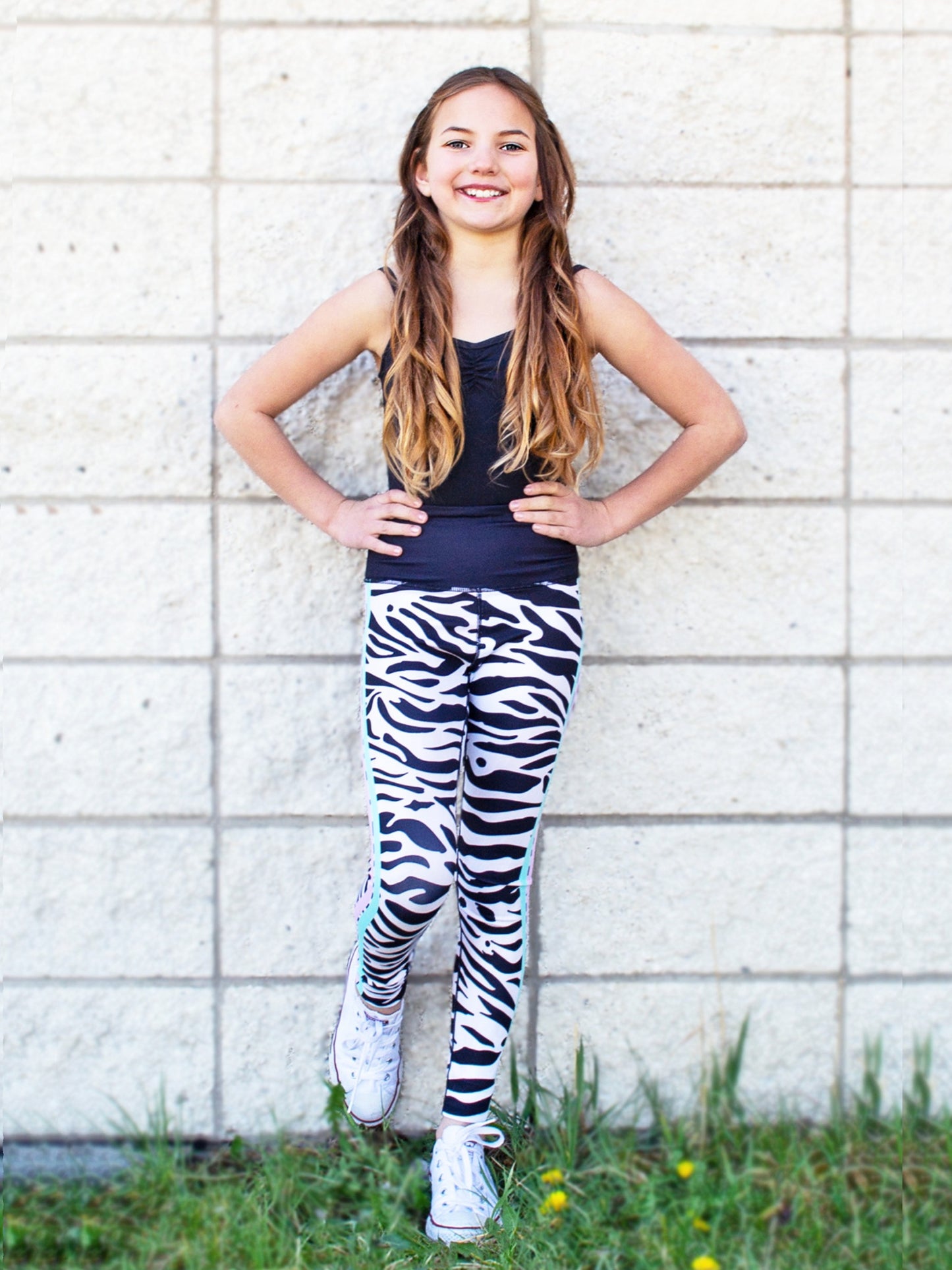 Shop Anitra Printed Leggings  Girls Apparel & Activewear by Limeapple
