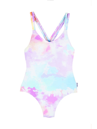 Rosey - Pastel Watercolor One Piece Swimsuit | Limeapple